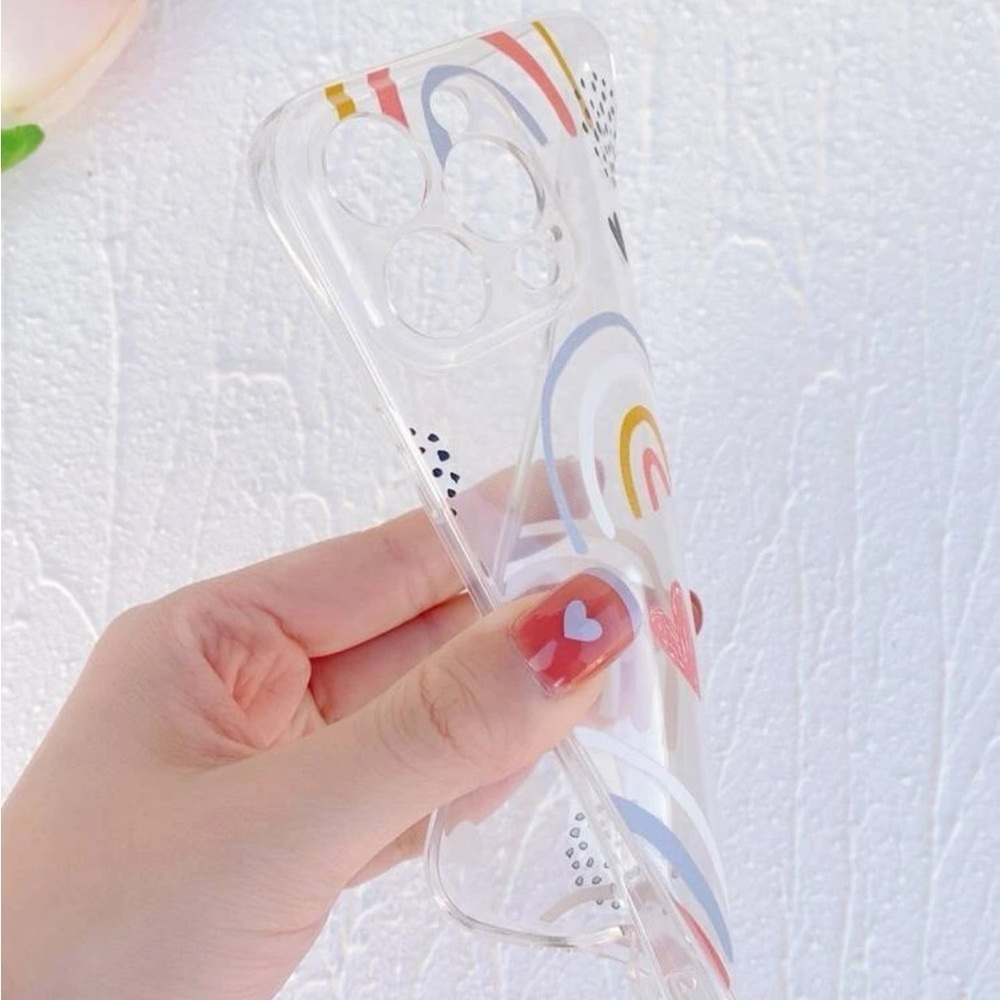 ⚠️Clearance iPhone 15/Pro/Pro Max Cute Rainbow Phone Case - Picture 3 of 3